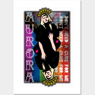 Aurora Aksnes 🖤🤎❤️🧡💛💚💙💜 Posters and Art